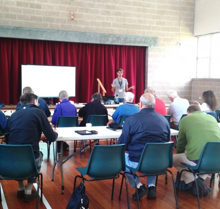 Research workshop in Tasmania