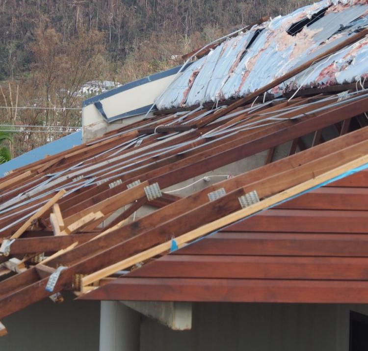 Roof damage from Cyclone Debbie (Picture: Cyclone Testing Station, JCU)