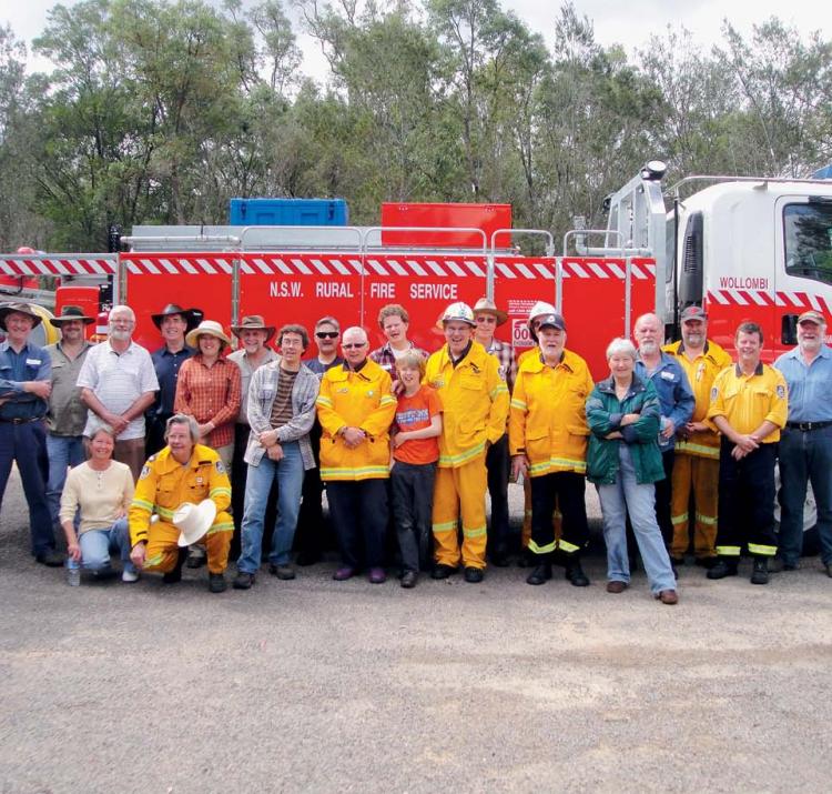 The Wollombi Valley Firewise community, comprising local residents and members of the Rural Fire Brigade
