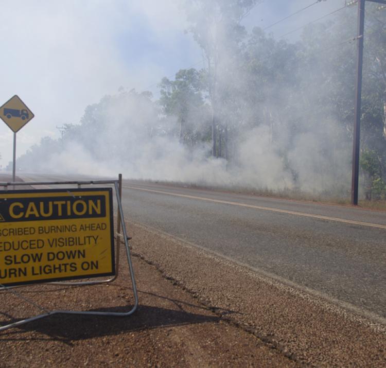 An early season prescribed burn near Darwin. Photo: Nathan Maddock, Bushfire and Natural Hazards CRC