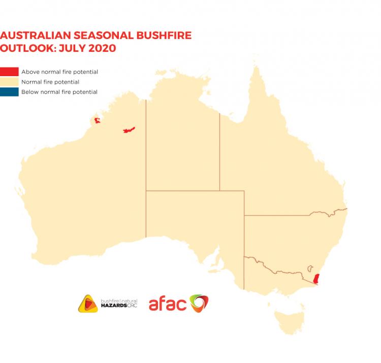 Hazard Note 75 - Australian Seasonal Bushfire Outlook: July 2020