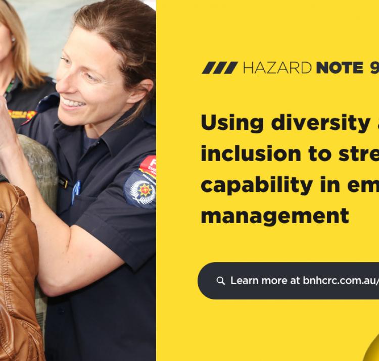This research considered diversity and inclusion in the emergency management sector and assessed what is needed to support more effective practices.