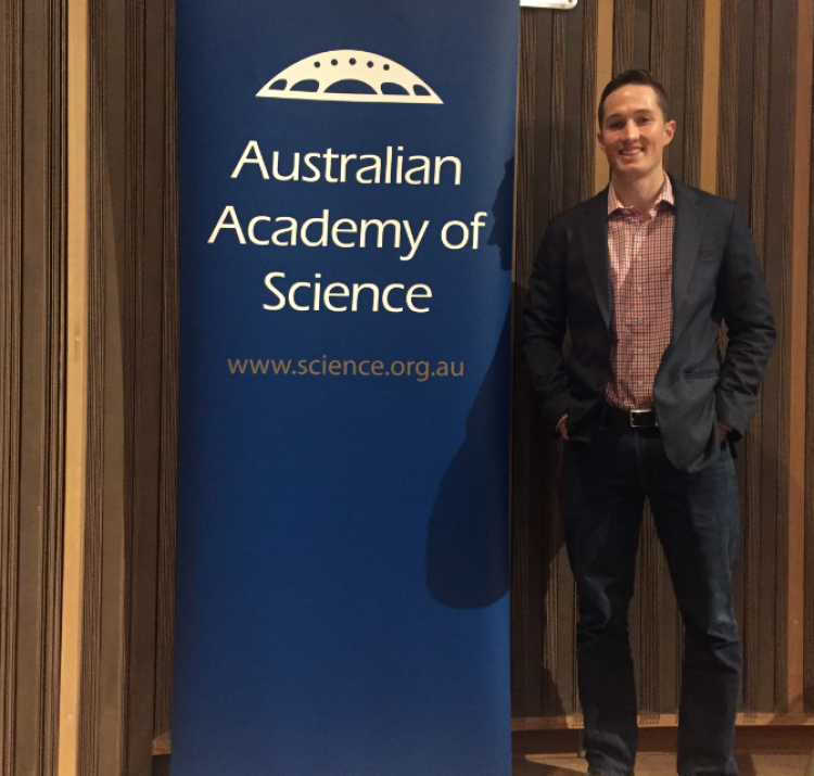 Daniel Smith at Science at the Shine Dome event in Canberra.