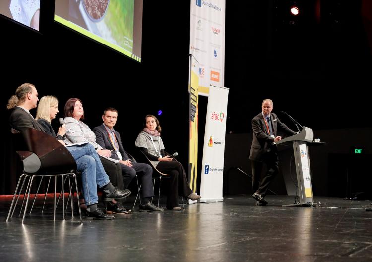 CRC researchers and partners panel at AFAC18