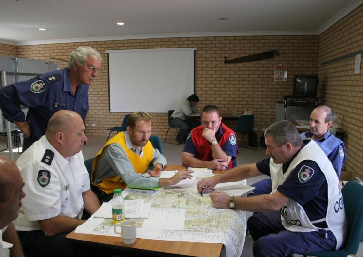 Decision making in complex environments. Photo credit: NSW RFS.  