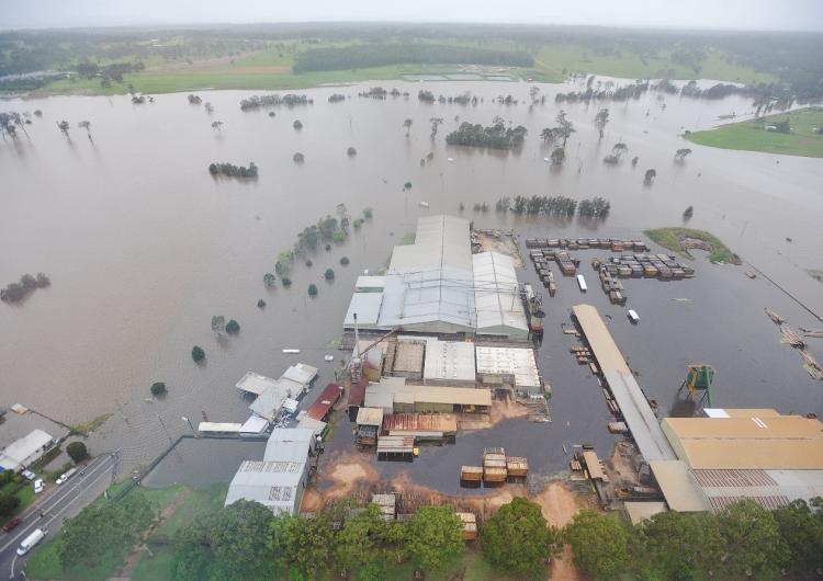 Clarence catchment, Timber Mill, South Grafton, January 2011. Photo: New South Wales State Emergency Service.