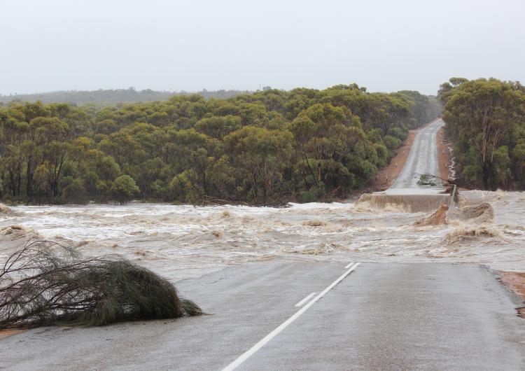 Research shows that the most common way people are killed during a flood is when they attempt to cross a bridge or flooded road. Photo: Dana Fairhead