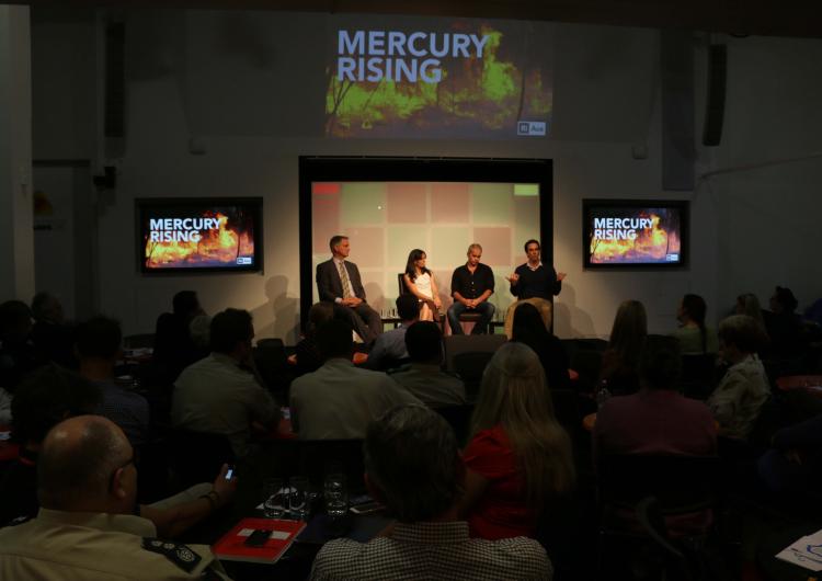 Mercury Rising was streamed live online, as well as a studio audience