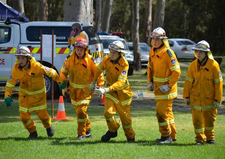 Australian Fire Cadet Champs. Photo: NSW RFS