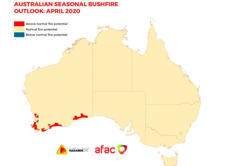 Australian Seasonal Bushfire Outlook: April 2020