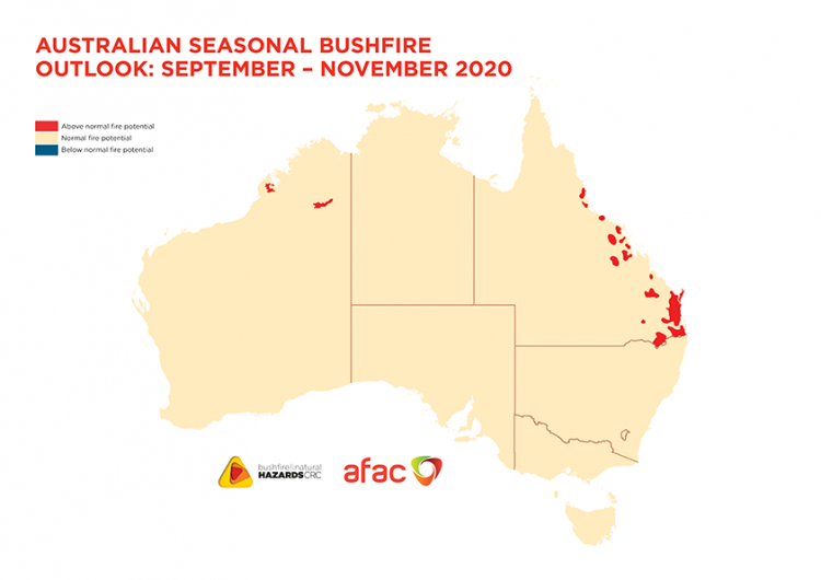 Australian Seasonal Bushfire Outlook: September - November 2020