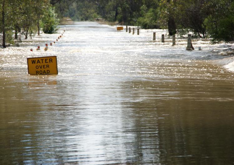 Most flood fatalities occur when victims attempt to cross floodwaters. Photo CFA.