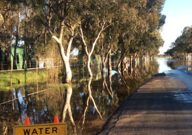 This research investigated the influence of road characteristics on a motorist's decision to enter floodwater, and the effect this has on fatalities. Photo: NSW State Emergency Service.