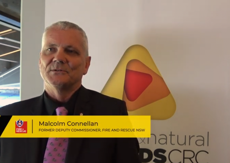 Malcolm Connellan, Former Deputy Commissioner at Fire and Rescue NSW, shares how CRC research has benefited the agency