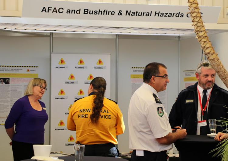CRC and AFAC booth at NSW RFS Leadership Forum 2015