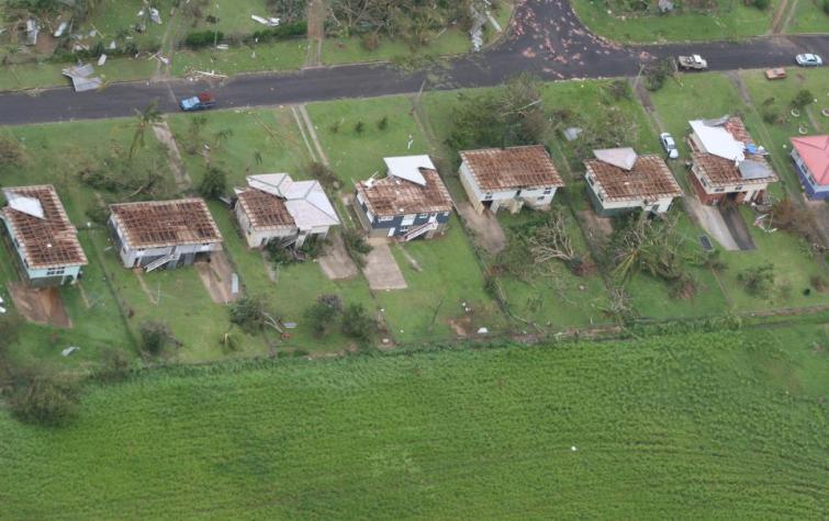 Cyclone damage in Queensland 2009