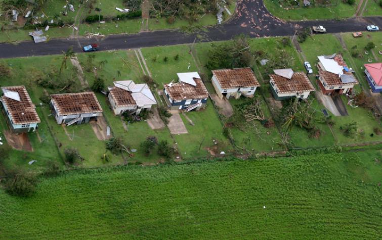 Cyclone damage in Queensland.