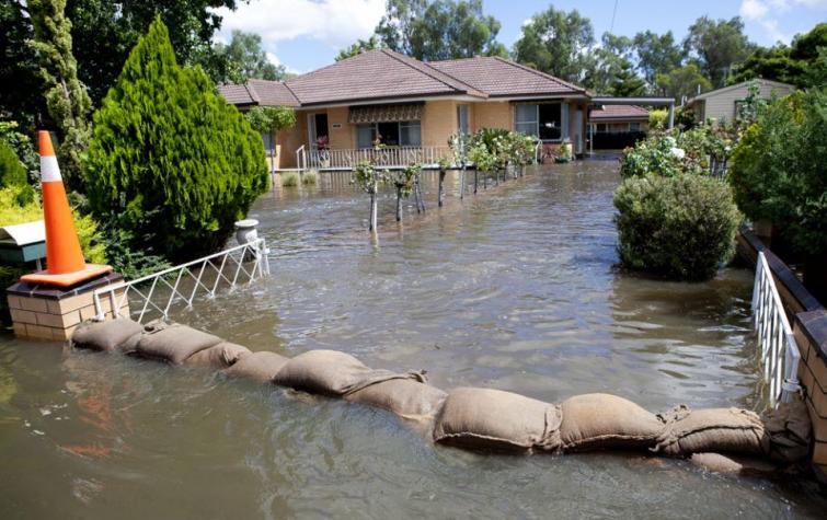 Flooded house. Photo: VICSES