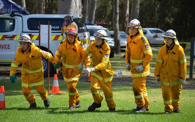 Australian Fire Cadet Champs. Photo: NSW RFS
