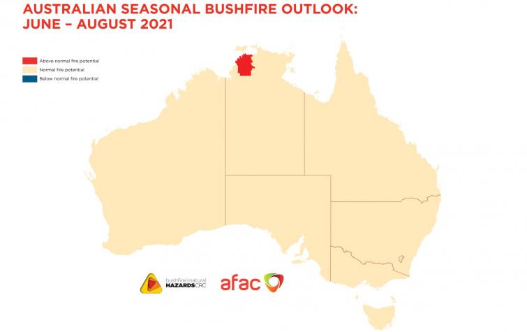Australian Seasonal Bushfire Outlook: June-August 2021