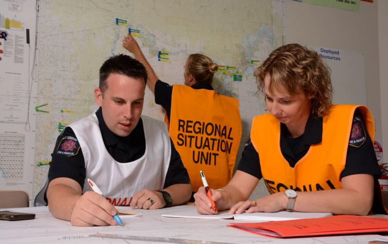 This research describes the Emergency Management Non-Technical Skills tool that can be used to enhance emergency management teamwork. Photo: SA Country Fire Service. 