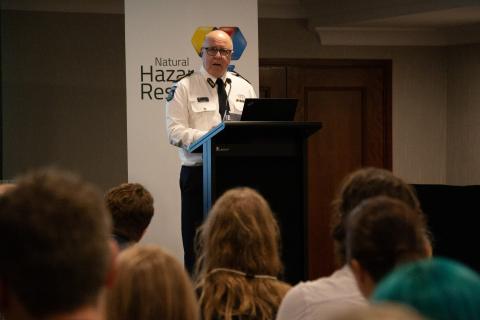 Darren Klemm presenting