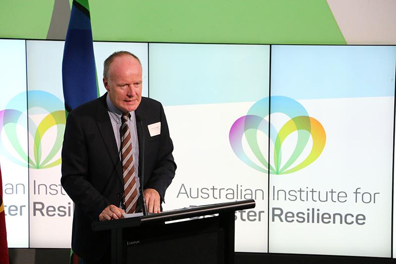 Australian Institute of Disaster Resilience launch November 2015 Andrew Coghlan
