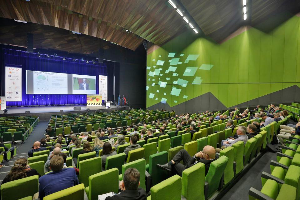 Delegates at AFAC19, Melbourne.