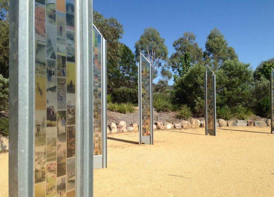 Canberra Bushfires Memorial. Photo: Melissa Parsons.