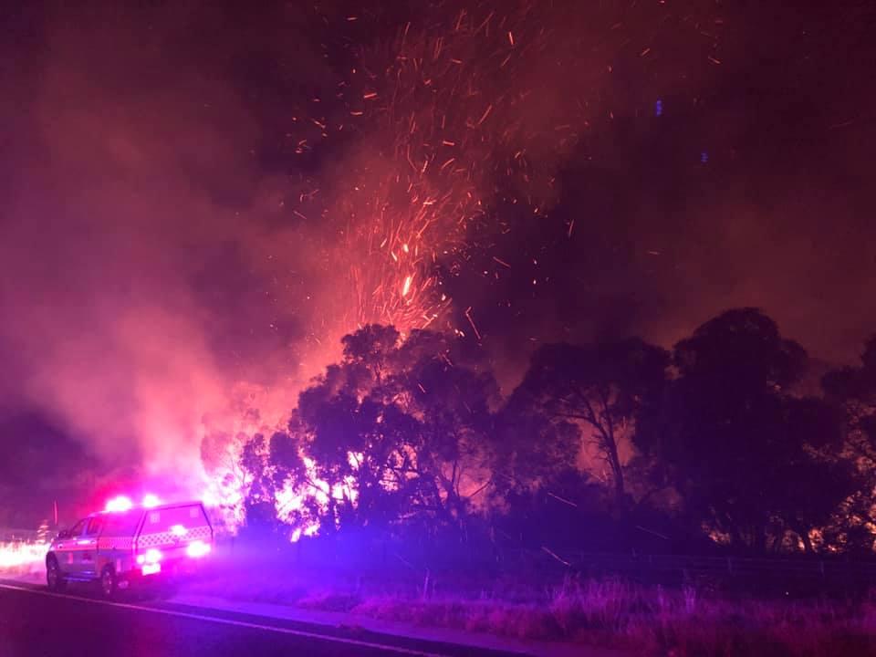 Grantville fires. Photo: Toomuc Fire Brigade.
