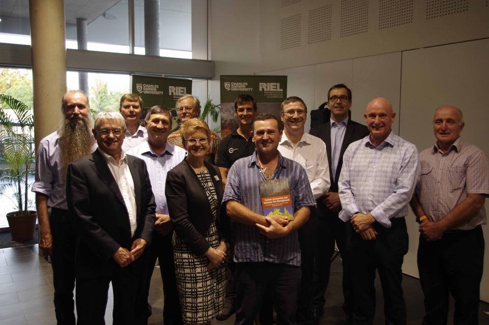 CRC board members with book authors Jeremy Russell-Smith, Andrews Edwards and local Independent MP Gerry Wood. 