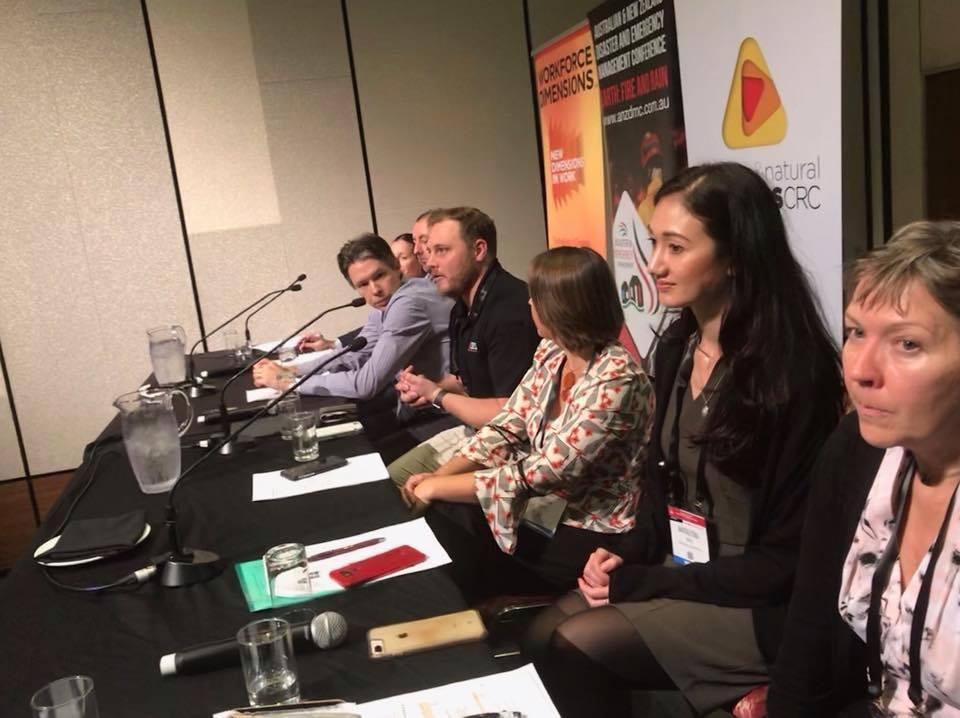 Panel session on communicating floodwater at ANZDMC19.