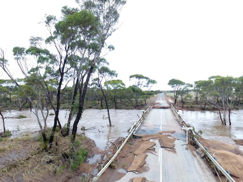 Floods can cause severe damage to bridges, roads and other infrastructure. Credit: Dana Fairhead.