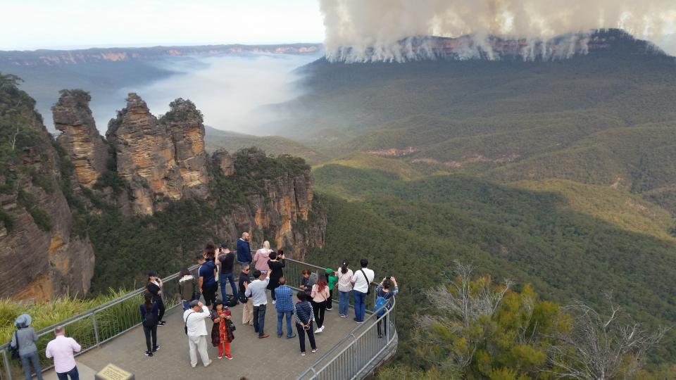 A prescribed burn in the Blue Mountains in 2018. Photo: NSW National Parks and Wildlife Service