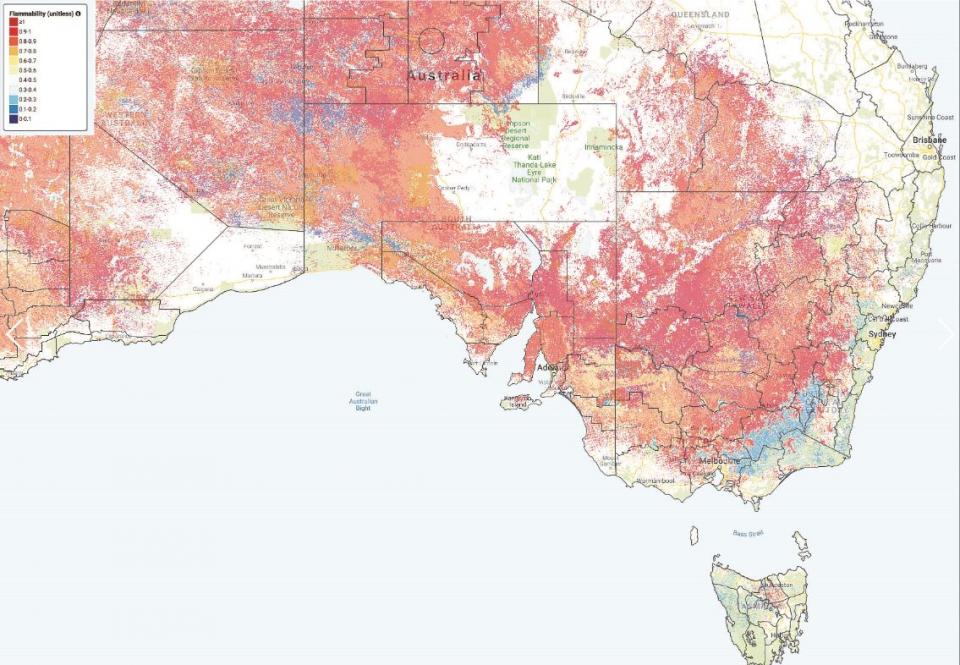 The Australian Flammability Monitoring System, which will enhance bushfire preparedness across Australia.