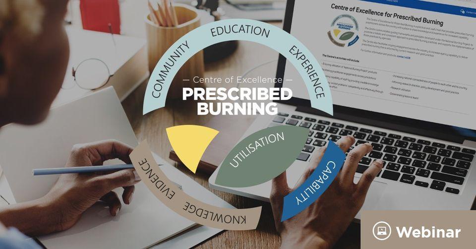 Prescribed Burning Atlas webinar. Graphic: Centre of Excellence for Prescribed Burning. 