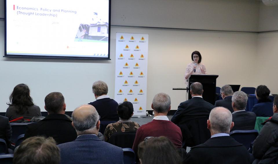Farah Beaini, opening the thought Leadership RAF in Canberra, June 2019