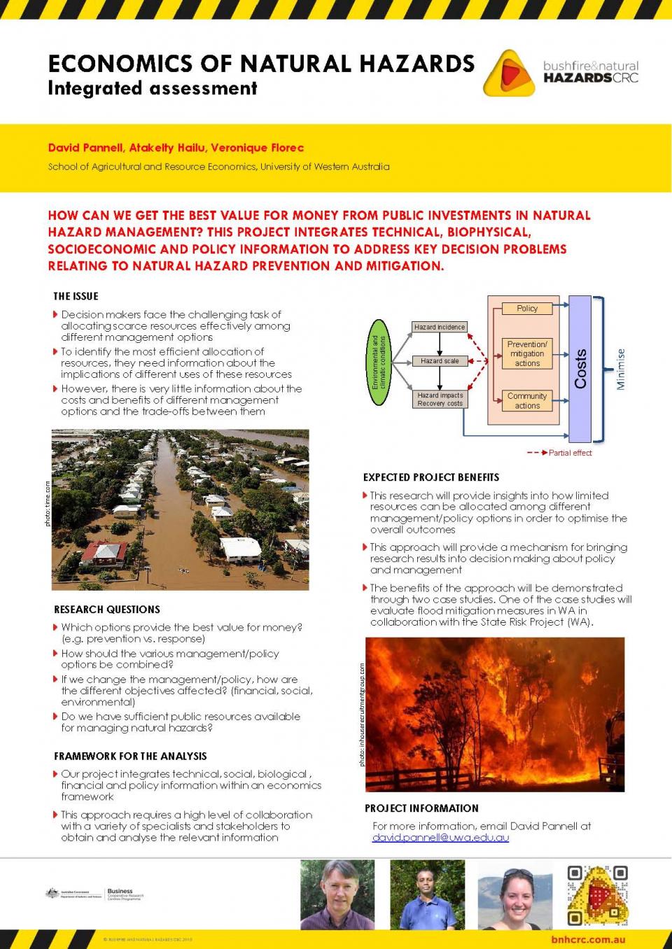 Economics of Natural Hazards: Integrated Assessment