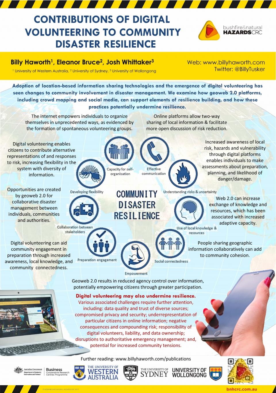 Contributions of digital volunteering to community resilience