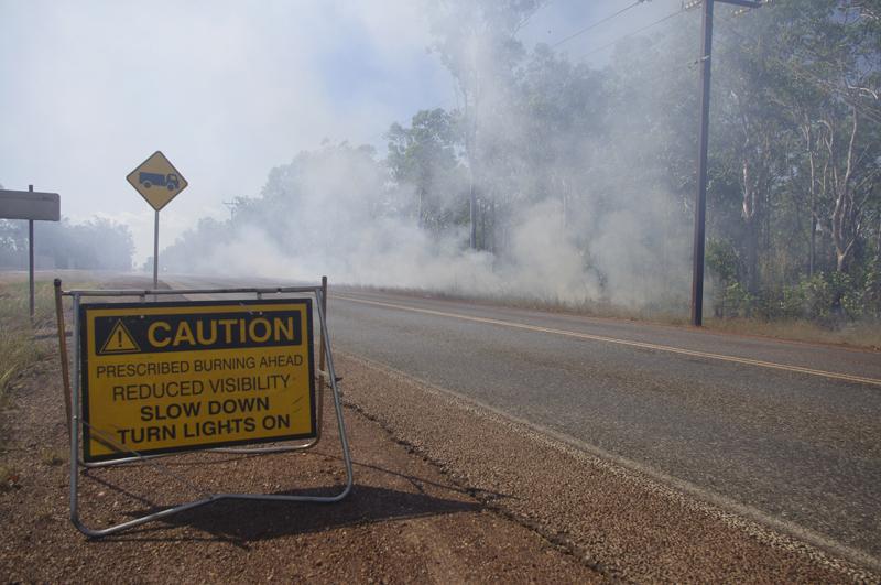 An early season prescribed burn near Darwin. Photo: Nathan Maddock, Bushfire and Natural Hazards CRC