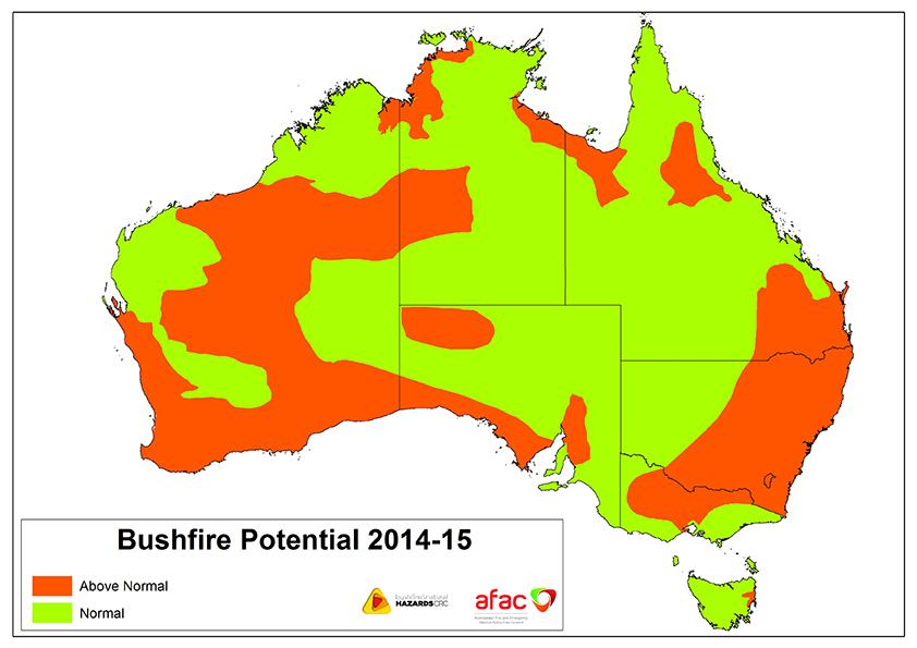 Southern Australia Bushfire Outlook 2014-15