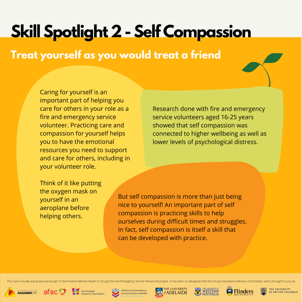 Skill Spotlight: Self Compassion - Caring for Yourself