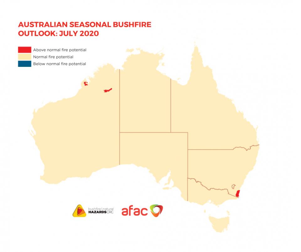 Hazard Note 75 - Australian Seasonal Bushfire Outlook: July 2020