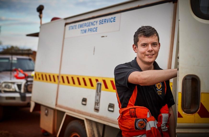 Young volunteers are essential in emergency services. Photo: DFES. 