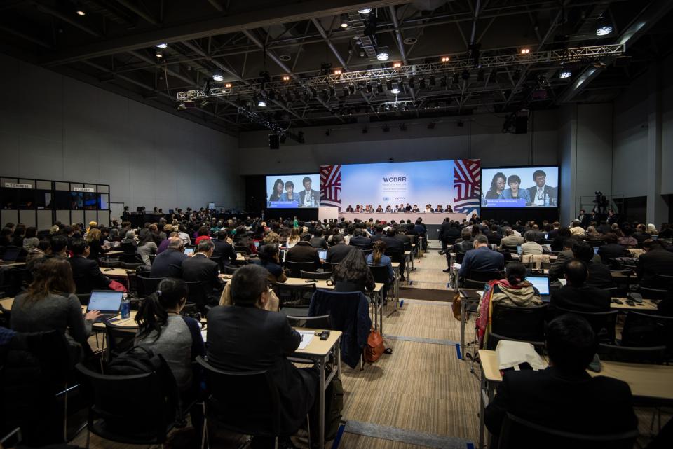 A conference like Sendai on the world stage is huge, with 6,500 people attending from across the globe. Photo by UN Integrated Research on Disaster Risk.