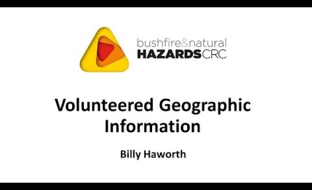 Volunteered Geographic Information - Billy Haworth