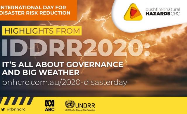 International Day of Disaster Risk Reduction 2020 – Highlights