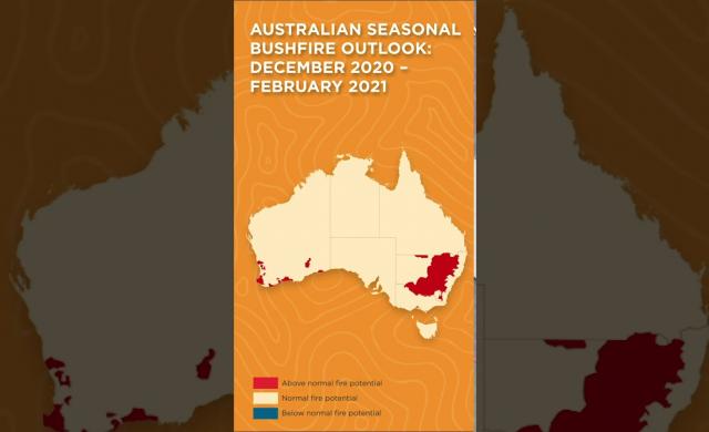 Overview - Australian Seasonal Bushfire Outlook: December 2020 – February 2021 #shorts
