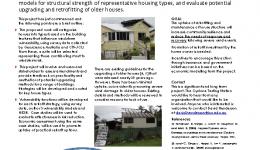 Improving the resilience of existing housing to severe wind events 