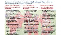 Volunteering Challenges for Emergency Services
